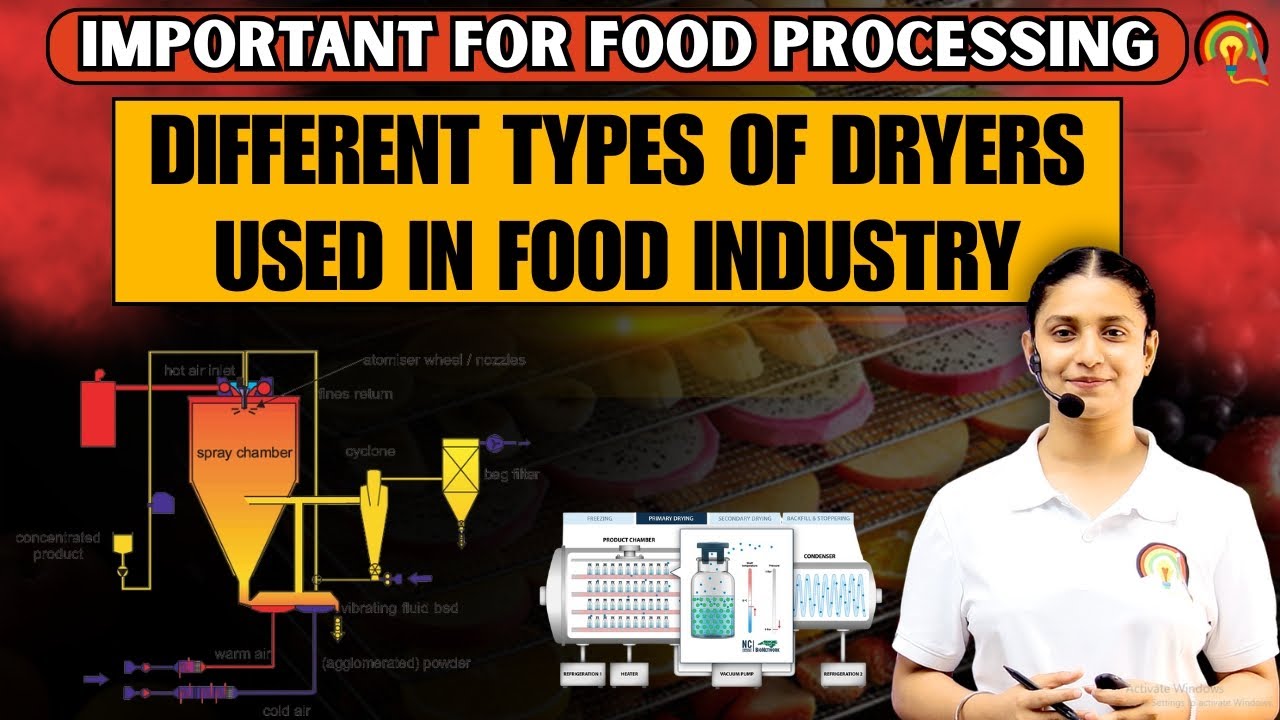 Types of Dryers in the Food Industry | Complete Guide to Food Drying Technology