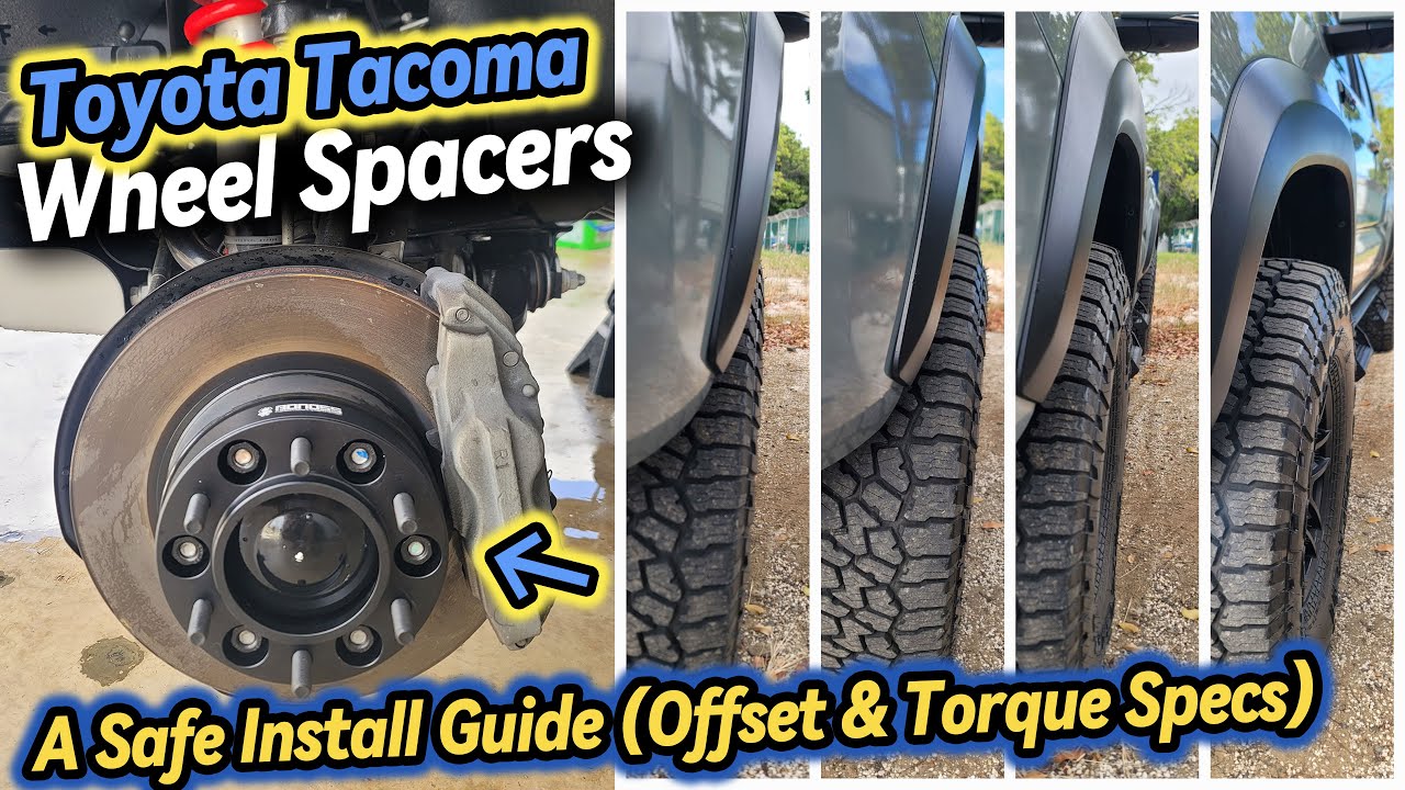Проставки для колес Toyota Tacoma 1 дюйм: руководство по безопасной установке (смещение и момент ...