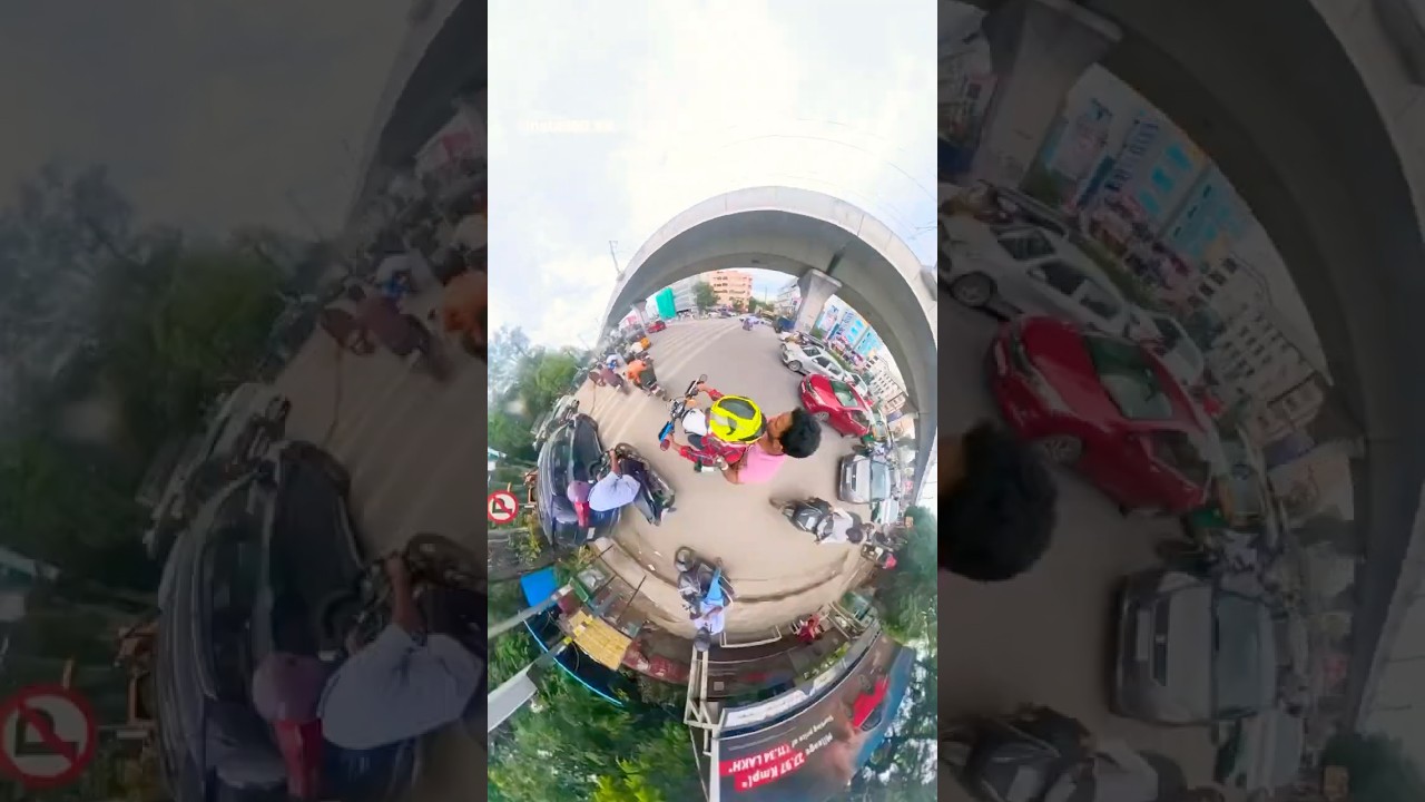 City ride with Insta 360 x4 