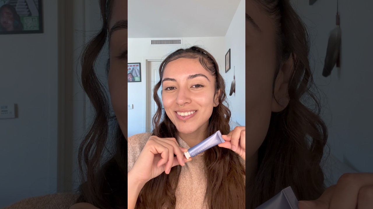 Using the Summer Fridays jet lag mask #skincare #moisturizer #shorts