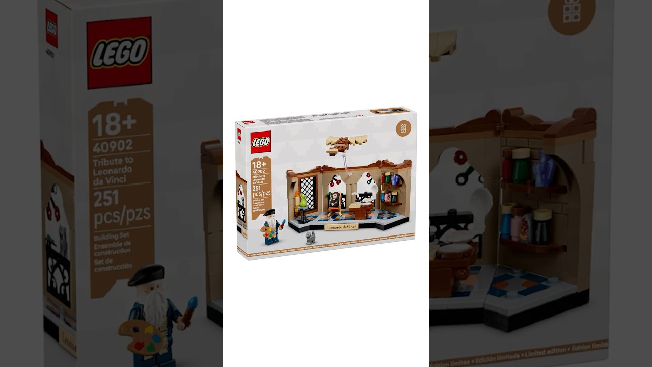 LEGO Tribute to Leonardo da Vinci GWP представлен! 🇮🇹 #лего
