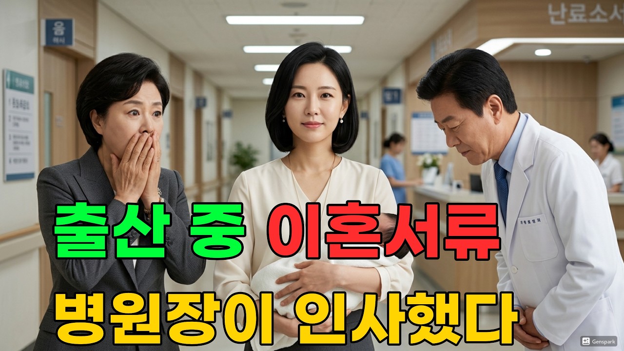 출산 중 이혼서류 던진 시어머니,10초 뒤 병원장이 저에게 90도로 인사했습니다 #출산사연 #시어머니갈등#인생사연,#가족갈등#사이다사연#인생이야기