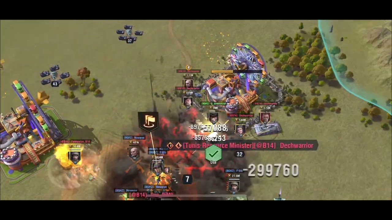 Field fighting and counter attacking in warpath!