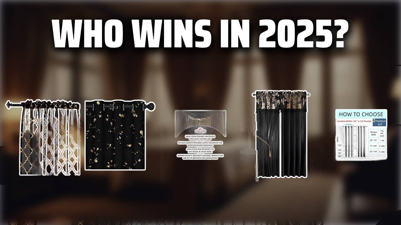 The Top 5 Best Black Gold Curtains in 2025 - Must Watch Before Buying!