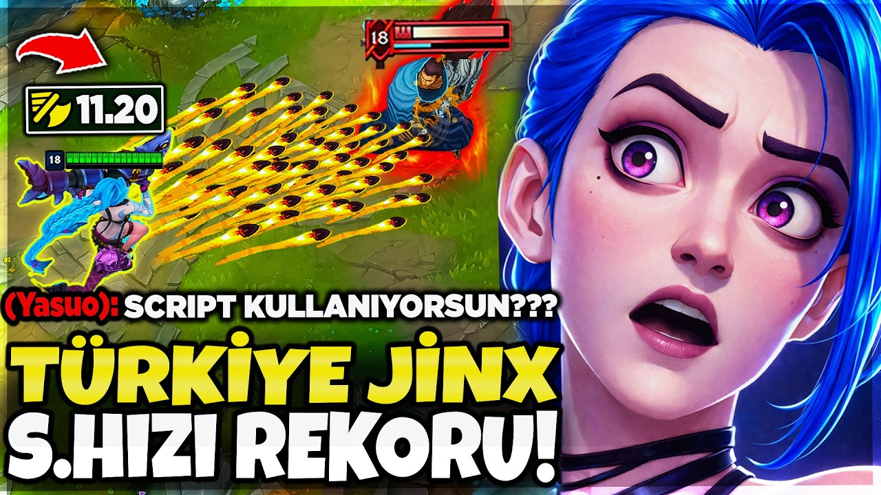 11.20 SALDIRI HIZI MİNİGUN JINX !! TÜRKİYE REKORU KIRDIK !!