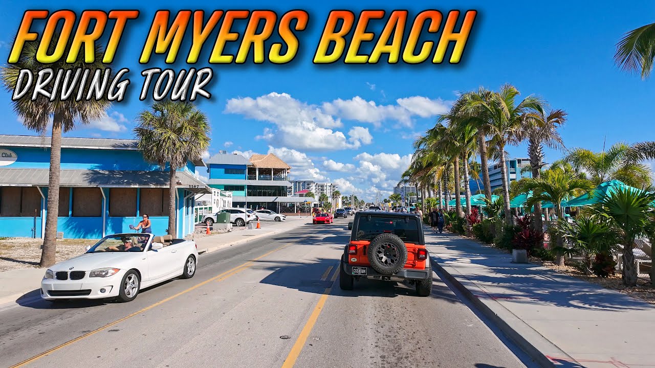 Fort Myers Beach Florida | Smooth Drive Along Estero Island