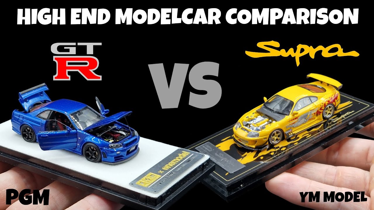 Supra VS R34 Skyline: 1:64 scale High-End Manufacturer Comparison YM Model vs PGM | Who nailed it?