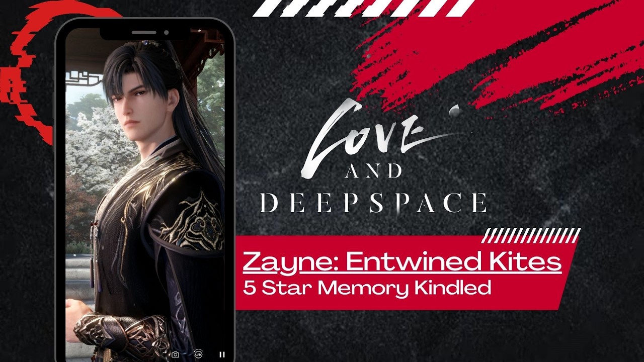 Zayne Entwined Kites Love and Deepspace 5 Star Memory Kindled