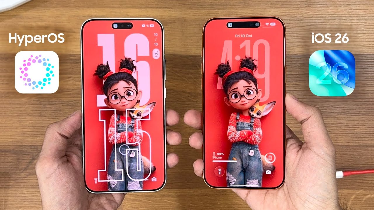 Xiaomi HyperOS 3.0 vs iOS 26 - COMPARISON | Animations & Customization!