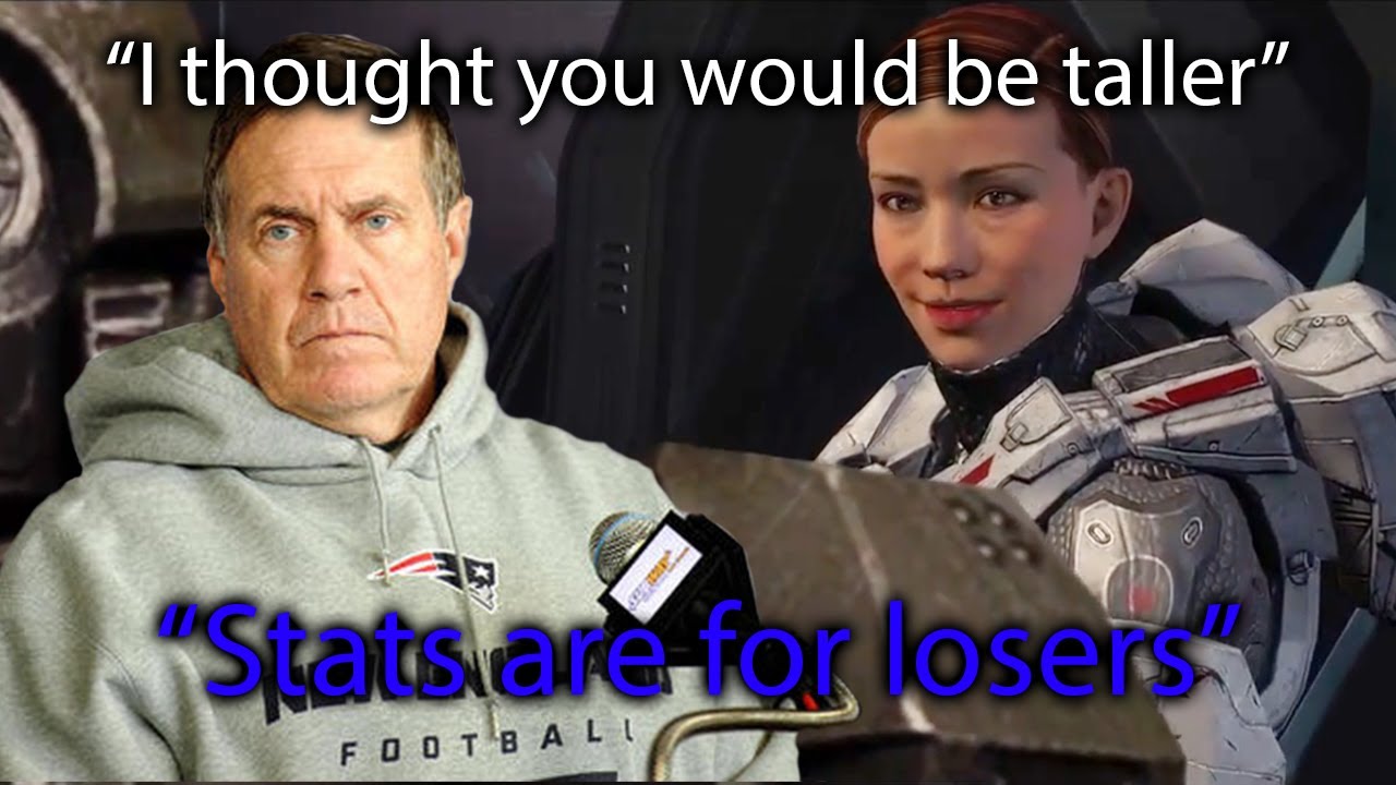 Master Chief but he is voiced by New England Patriots Head Coach Bill Belichick