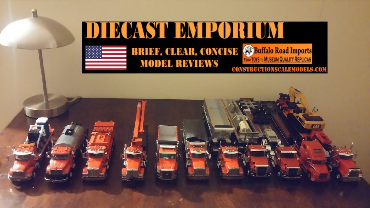 Red 1:50 Scale Diecast Truck Collection (Sword, TWH, WSI, Norscot, Tonkin Replicas)