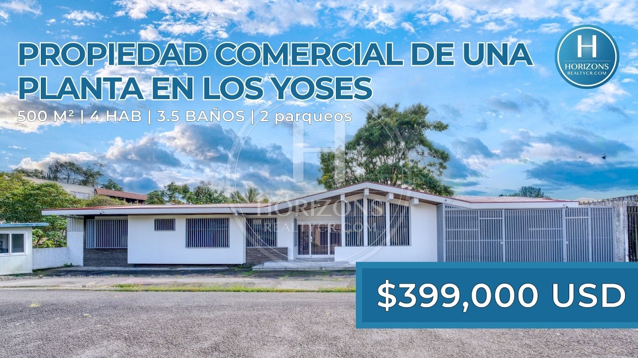 Se Vende Propiedad Comercial 500 m² en Los Yoses para Oficina Administrativa o Corporativa noj1226jb