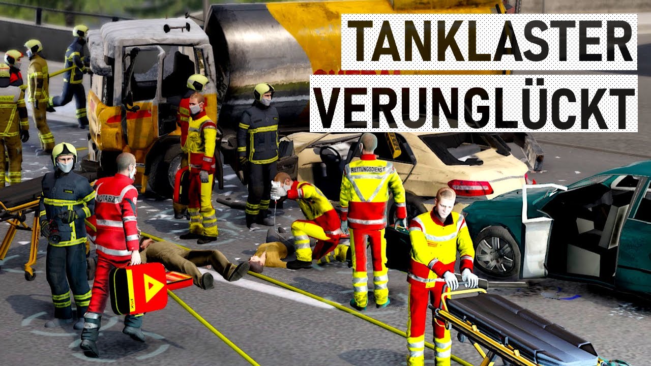 Schwerer LKW Unfall - Person eingeklemmt | S02/E03 | Flamme & Feuer | Maxmilim