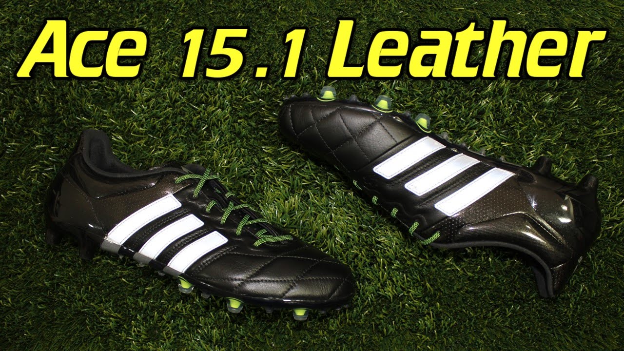 Adidas ACE 15.1 K-Leather Black/Silver Metallic - Review + On Feet