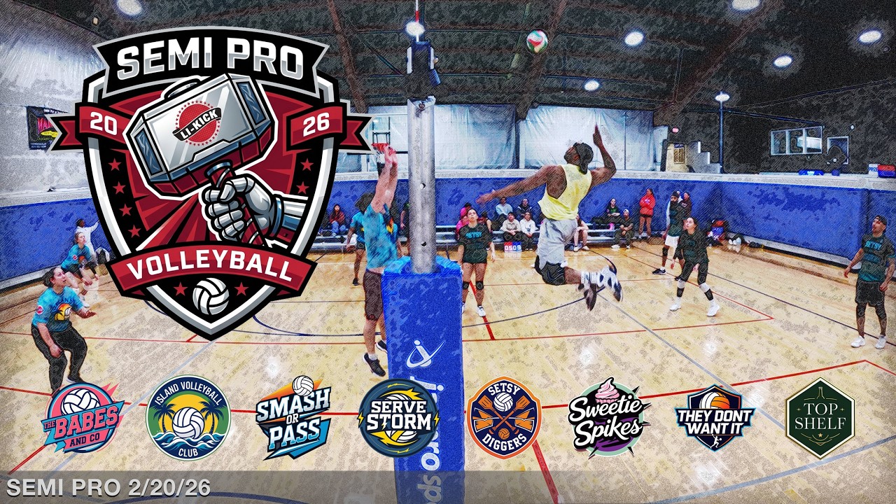 02/20/26 Court 1 Game 13 Championship LI-Kick Semi Pro Volleyball Tourney Fri Melville NY Rec