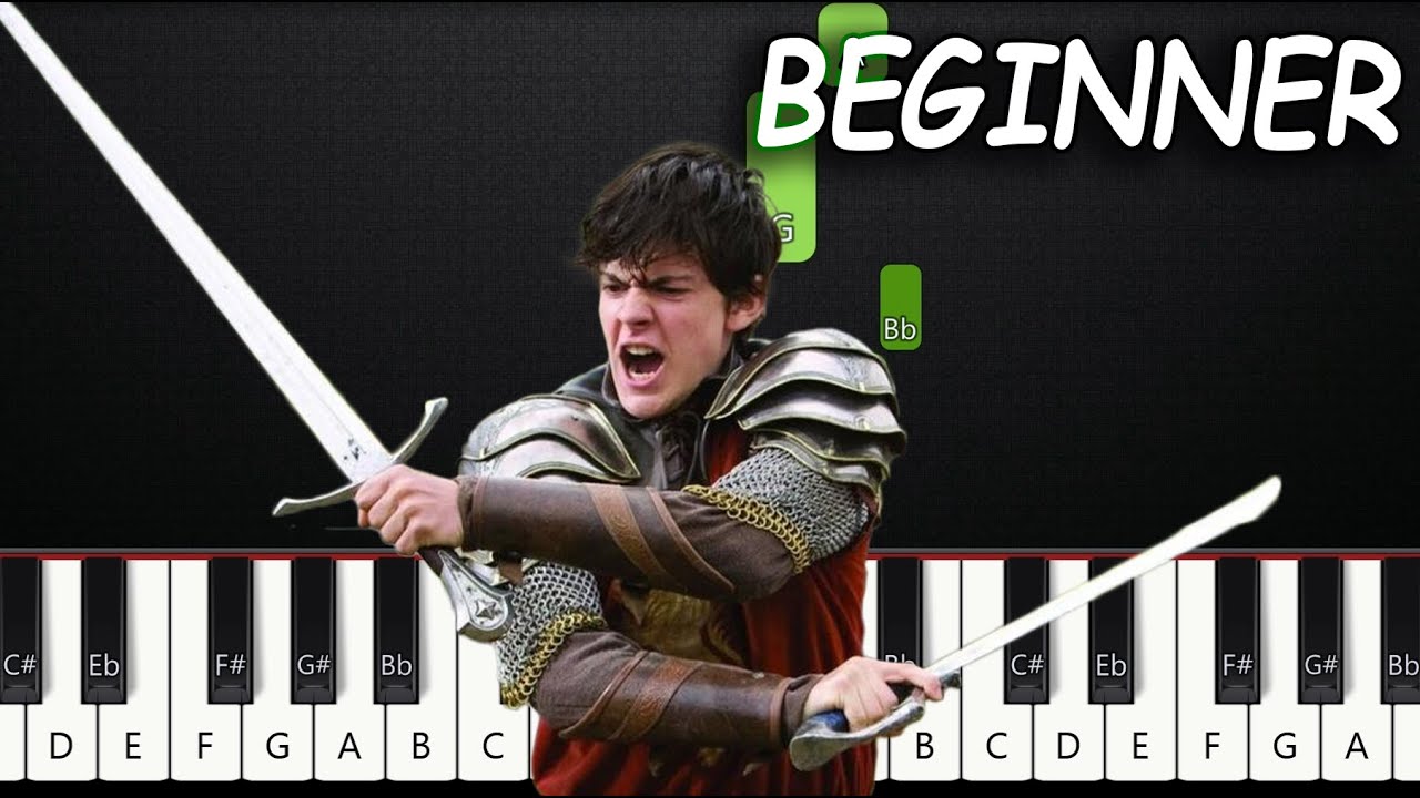 Narnia Theme Song | BEGINNER Piano Tutorial + SHEET MUSIC by Russell