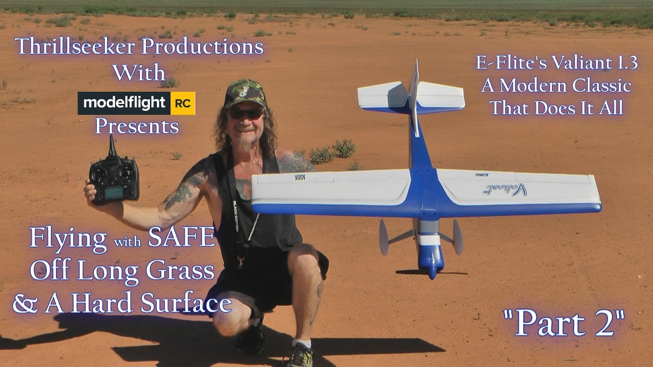 E-Fite Valiant Flying with Safe off Dirt n' Grass...Part 2