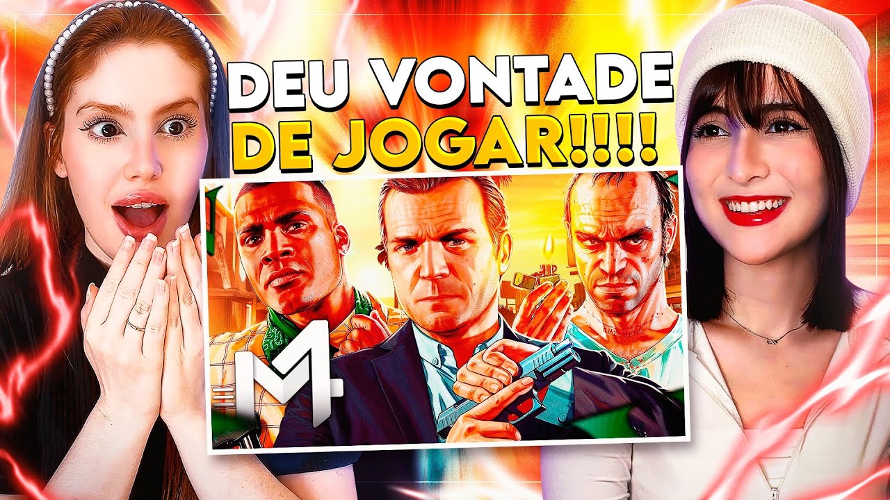REACT | Michael, Franklin & Trevor (GTA) - 𝐕 | M4rkim feat. Henrique Mendonça e Daarui | CR Reacts