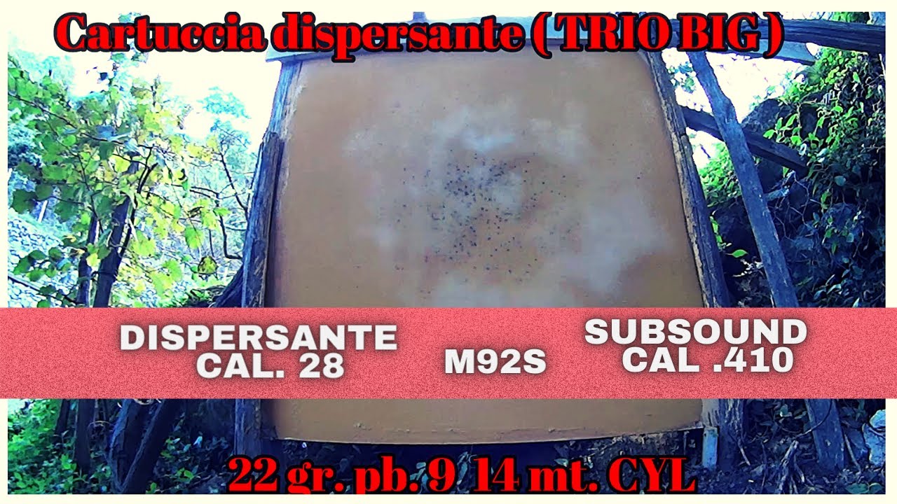 Prove di rosata in placca - Cal. 28 & Cal .410 - M92s