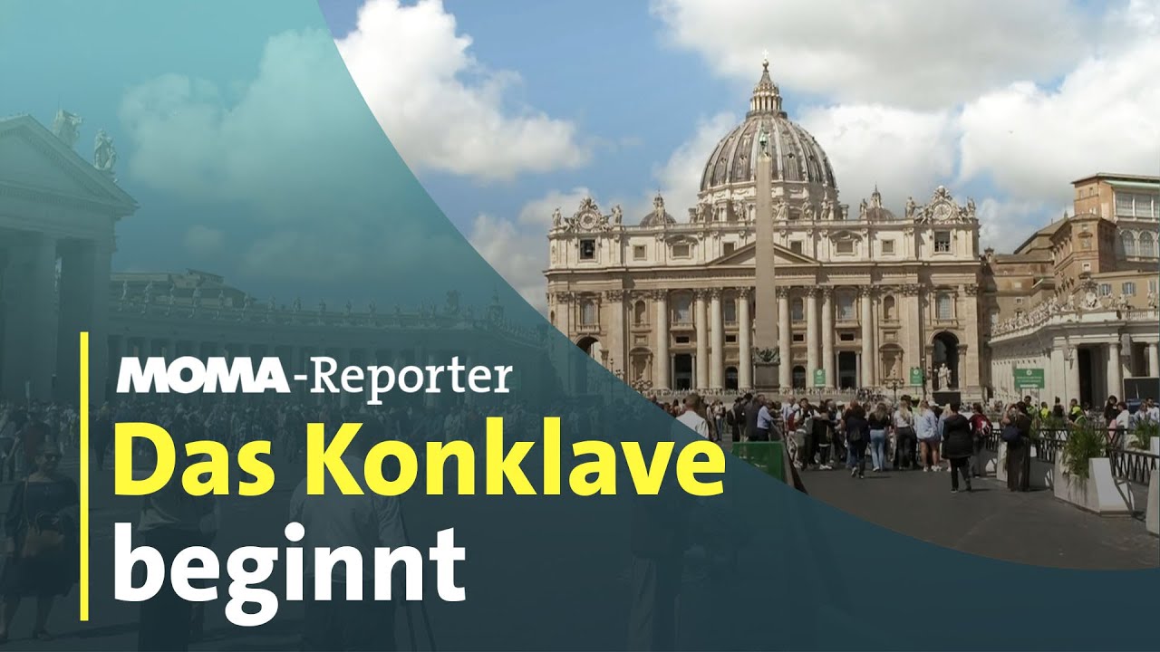 MOMA-Reporter: Das Konklave beginnt | ARD Morgenmagazin