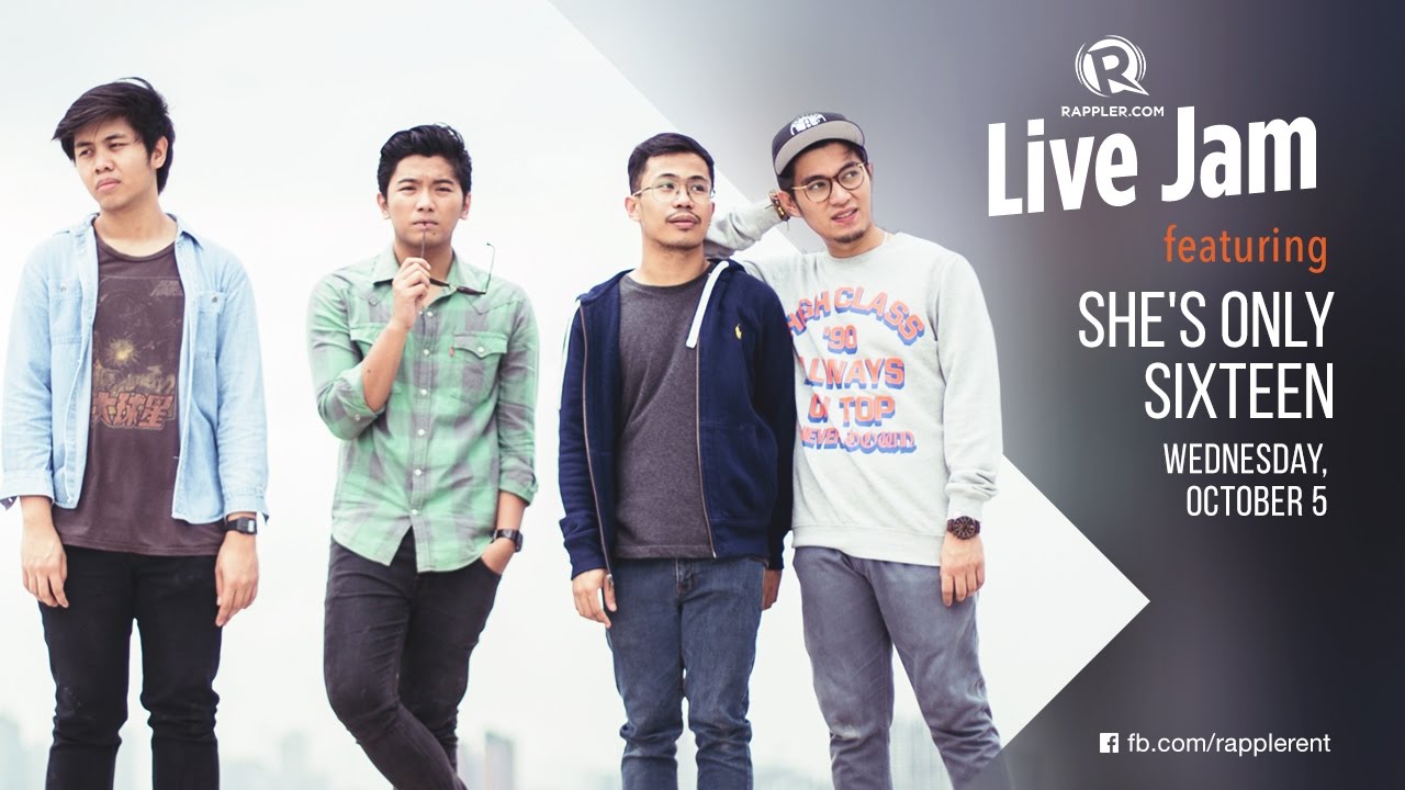 Rappler Live Jam: She's Only Sixteen