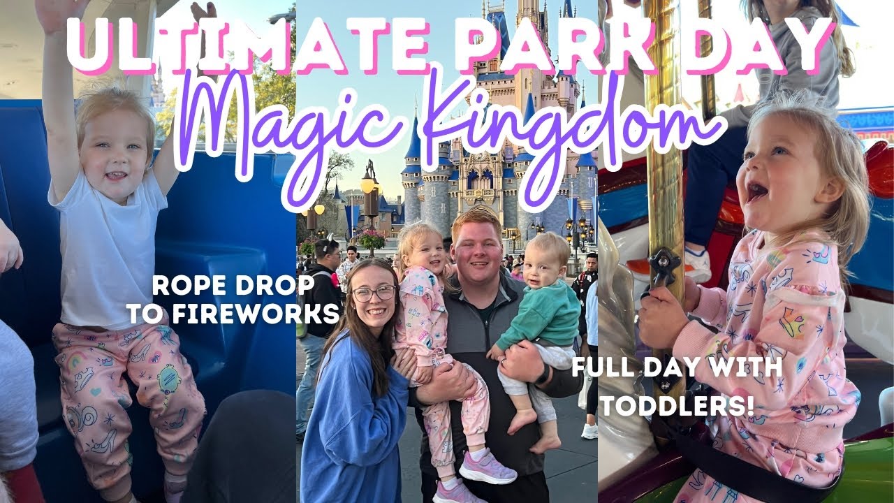 Magic Kingdom with Toddlers | VLOG | Rope Drop to Fireworks | March 2025