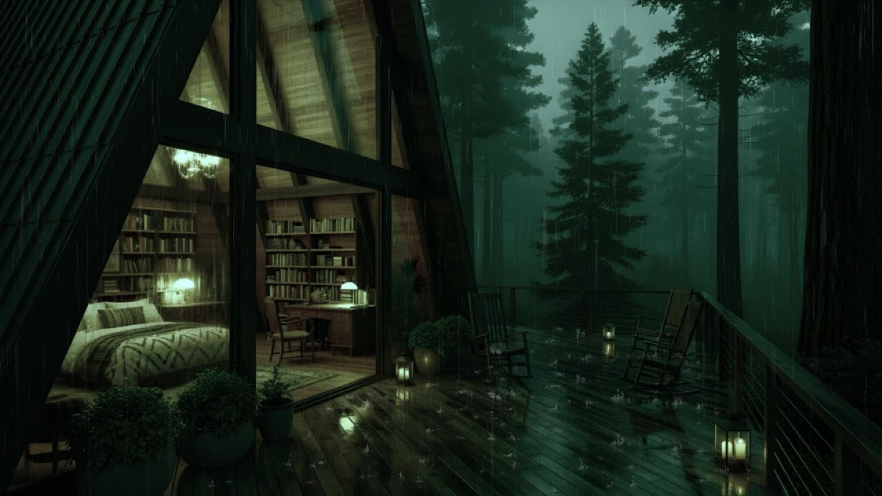 Soft Night Rain Sounds 🌧️ | Deep Sleep Aid for Insomnia & Restless Nights