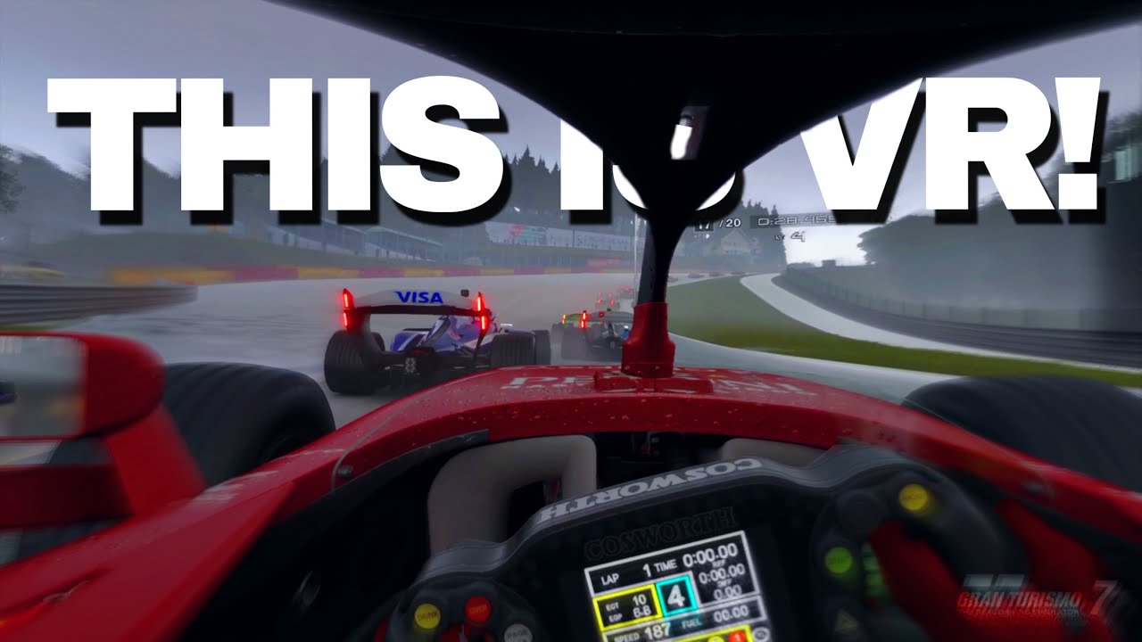 I turned GT7 on PSVR2 into an F1 Simulator...