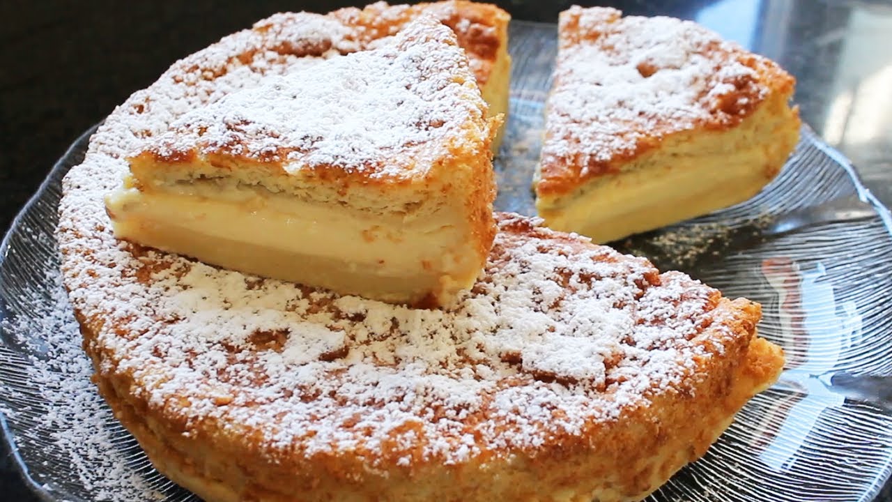 Recette du gâteau magique à la vanille