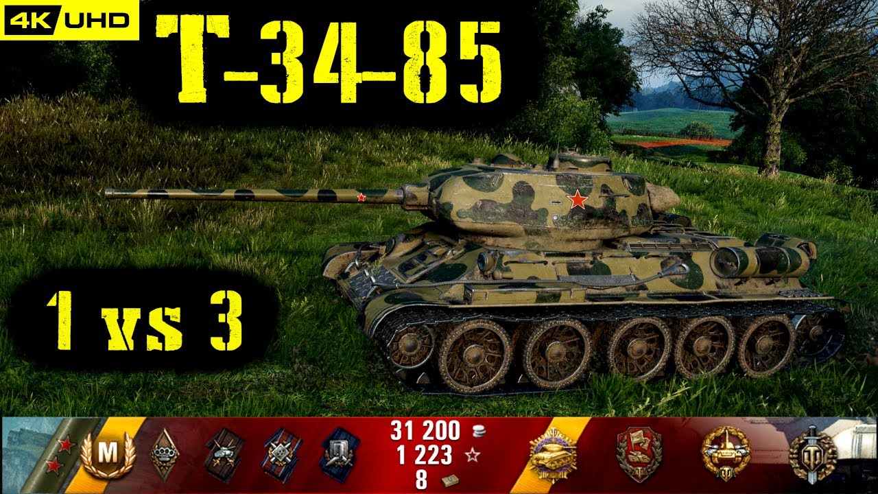 World of Tanks T-34-85 Replay - 10 Kills 2.8K DMG(Patch 1.6.1)
