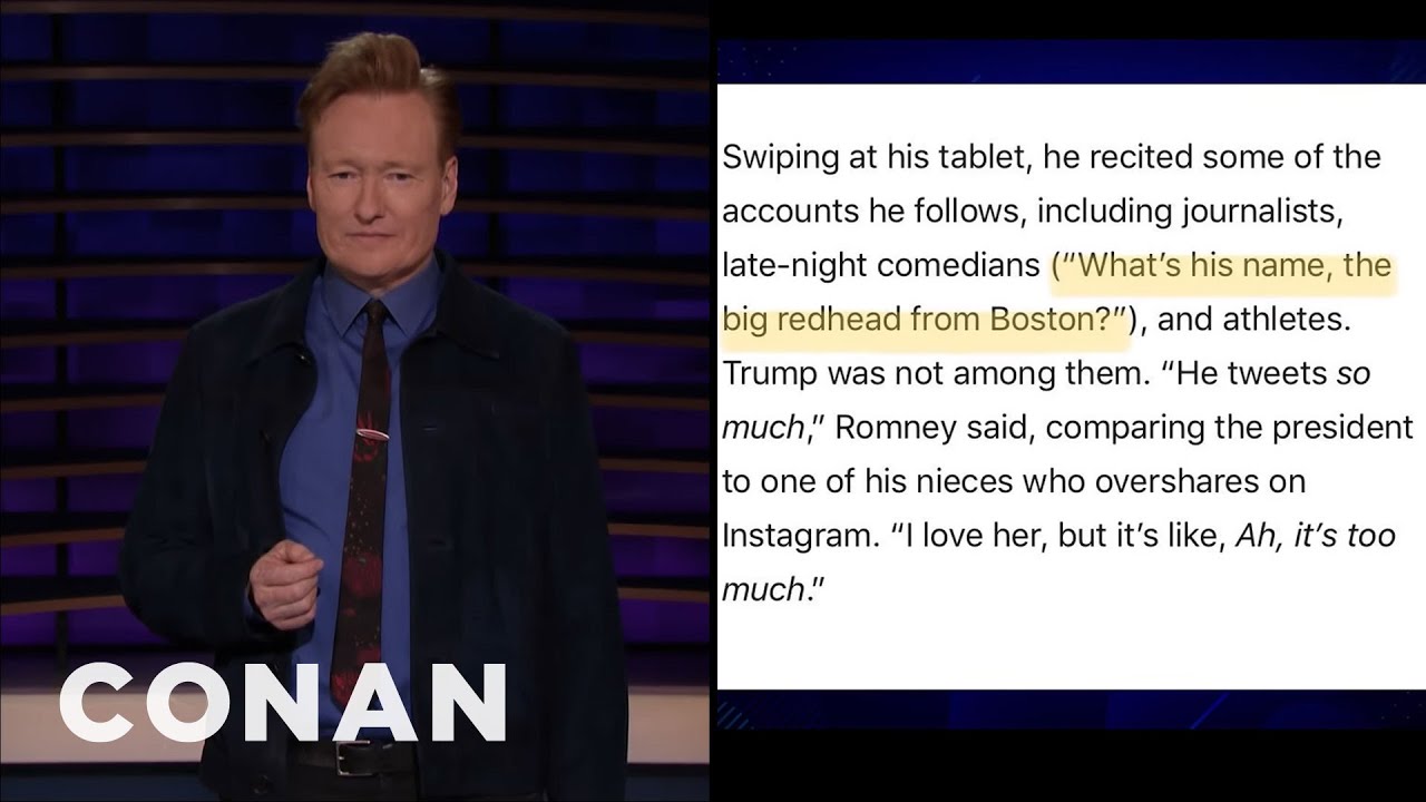 Conan On Mitt Romney's Secret Twitter Account | CONAN on TBS