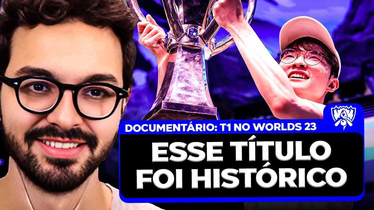 EMOCIONANTE! LENDAS REAGEM AO DOCUMENTÁRIO DA T1 CAMPEÃ DO WORLDS 2023!