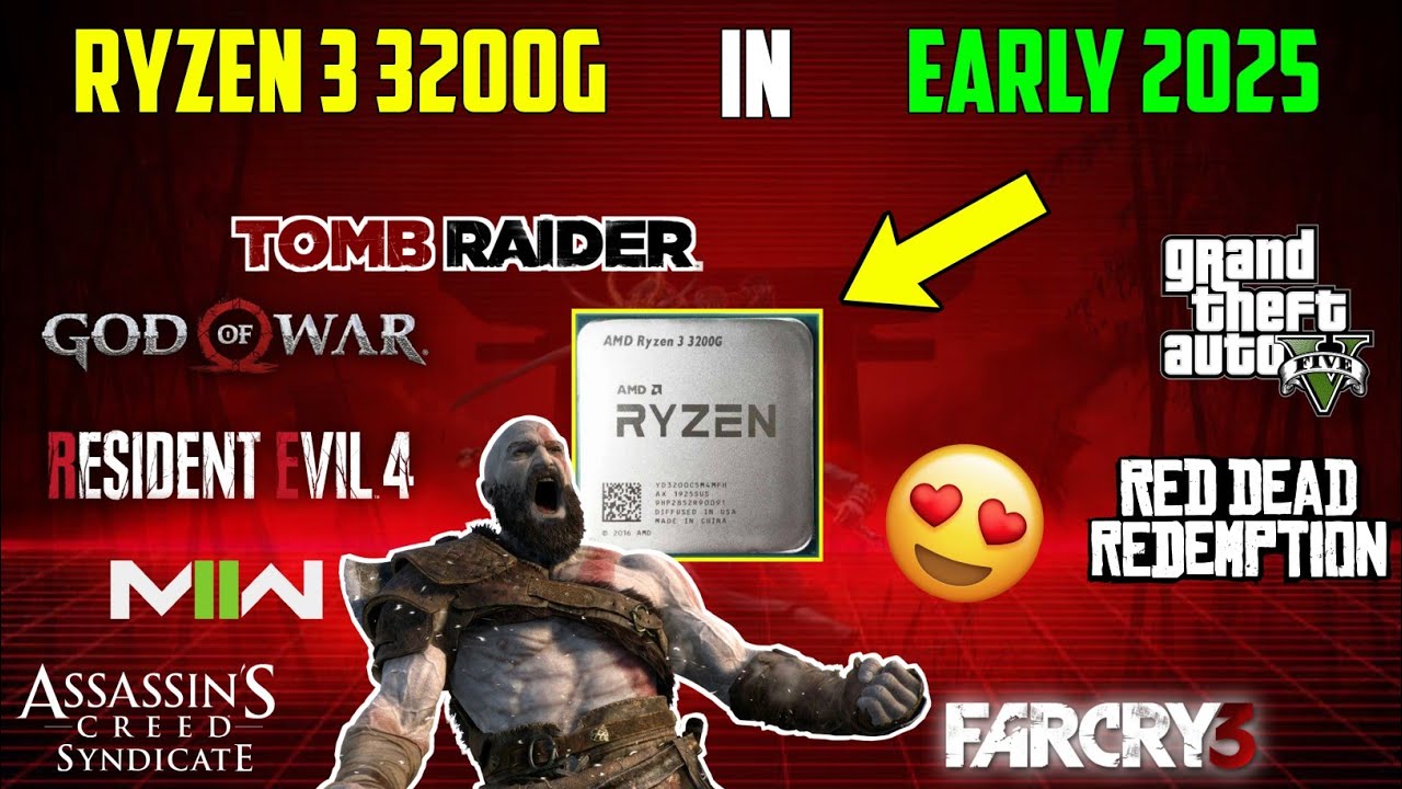 Ryzen 3 3200G [ Vega 8 ] In Early 2025 🤓 | 11 Games Tested !!!