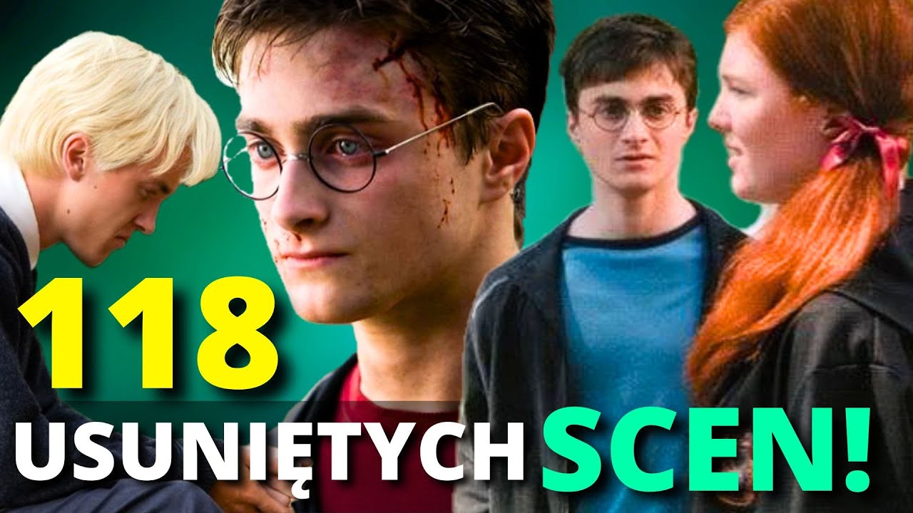 RANKING 118 USUNIĘTYCH SCEN Z HARREGO POTTERA #harrypotter