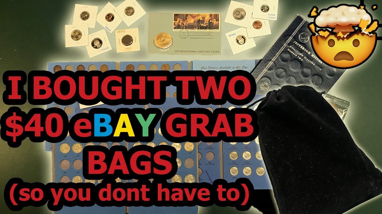 Buying $40 eBay Coin Grab Bags Online... Unboxing & Review - How Did We Do?