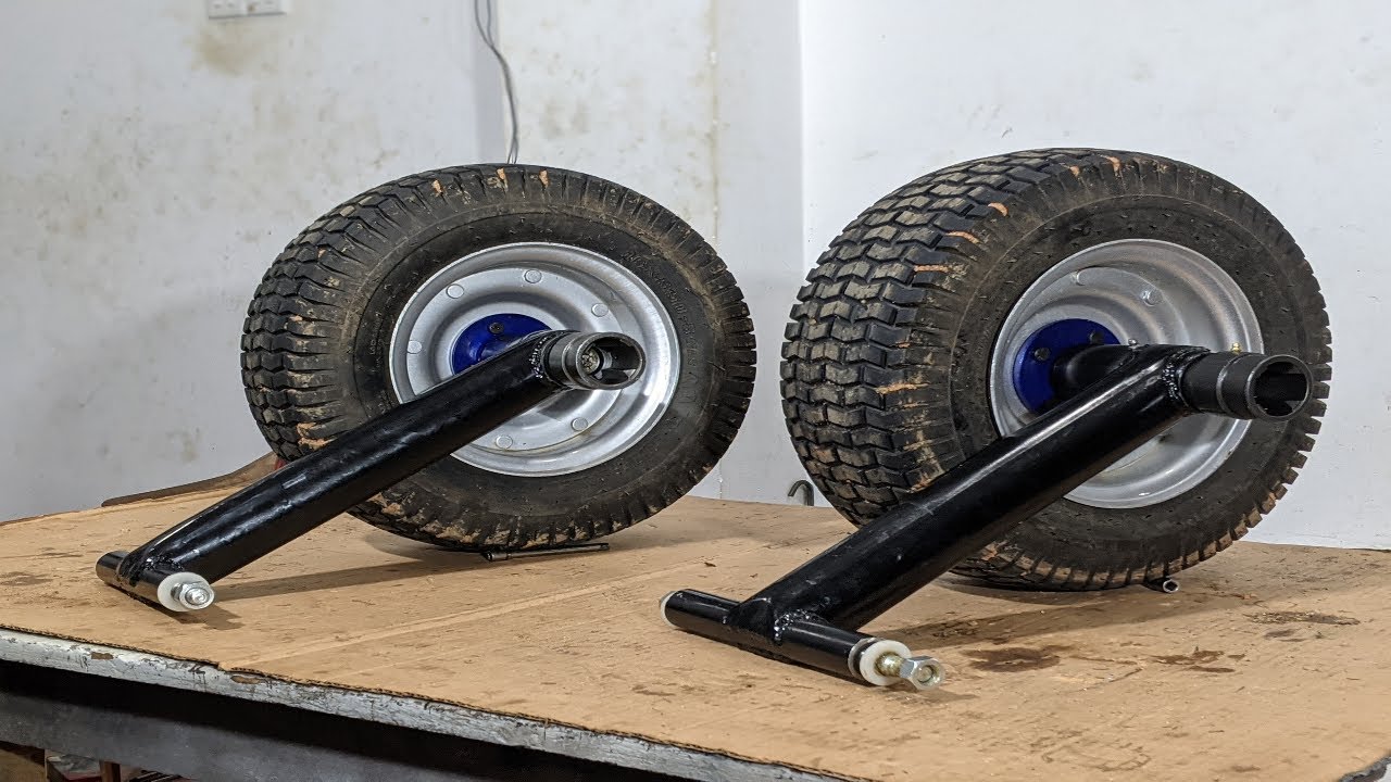Crosskart Rear Wheel hubs and Swing Arm making | Homemade Cross kart part 1