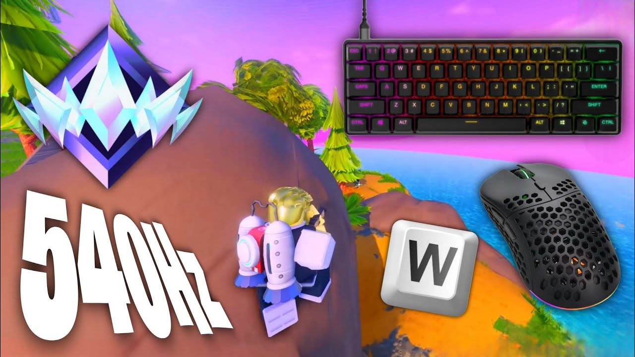 Tropical Royale Satisfying Keyboard ASMR 😴 20 BOMB Solo W-Key Ranked Gameplay 🏆 360 FPS 4K