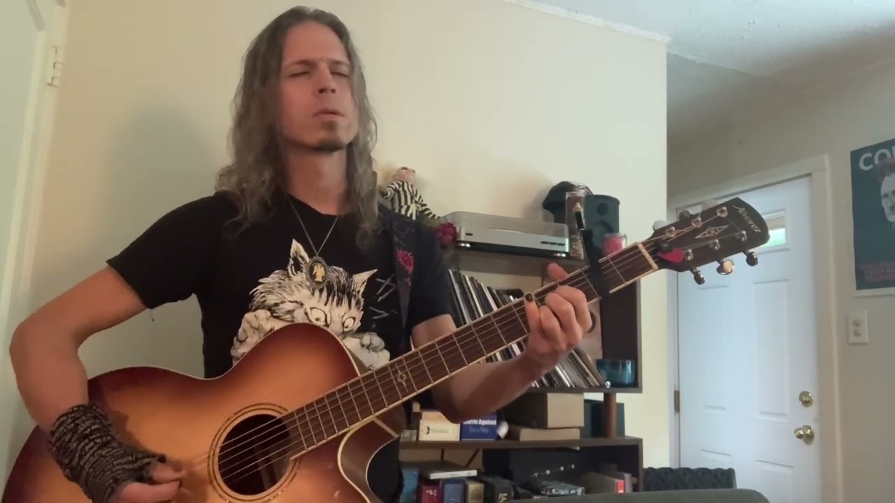 Cover of Woods of Ypres, “Shards of Love” on baritone acoustic guitar.
