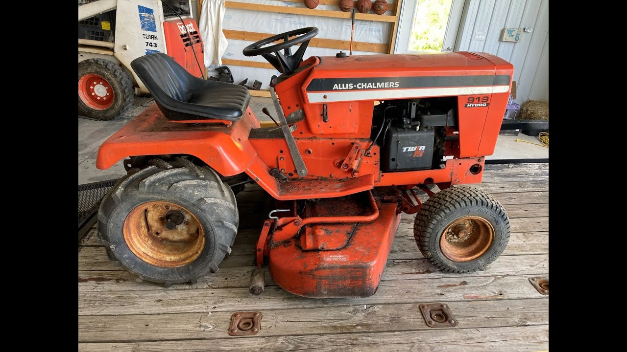 Allis Chalmers 919 Hydro Garden Tractor First Start