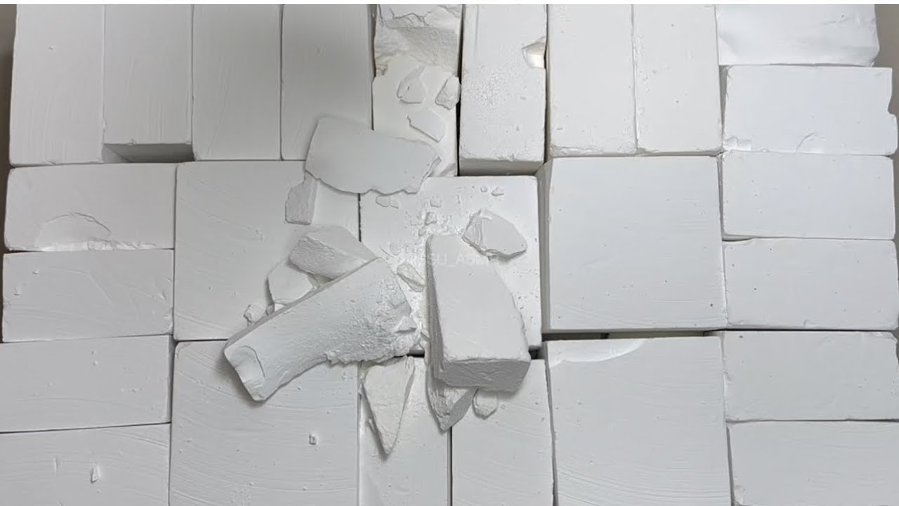 No why, because my SCI’s paper haven’t progress I so anxious| 30blocks of gym chalk|ASMR