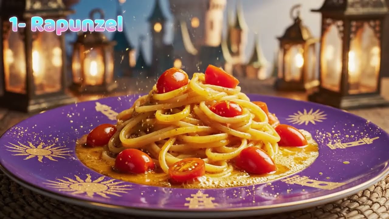 10 Disney Princess Valentine Plates 💖 Which Food Bomb Will You Choose?