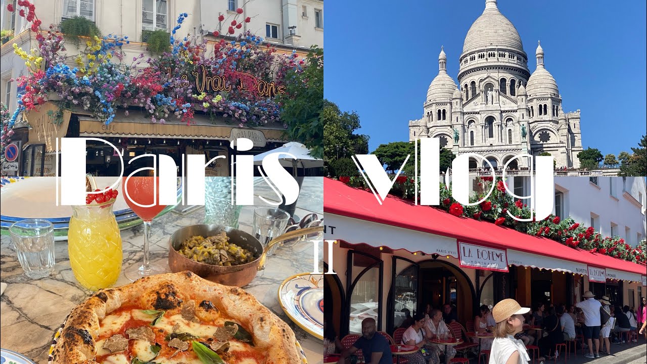 【パリvlog】#2 パリ旅行/パリおすすめランチ/モンマルトルの丘/サクレール寺院/美しすぎるスターバックス/ギャラリーラファイエット