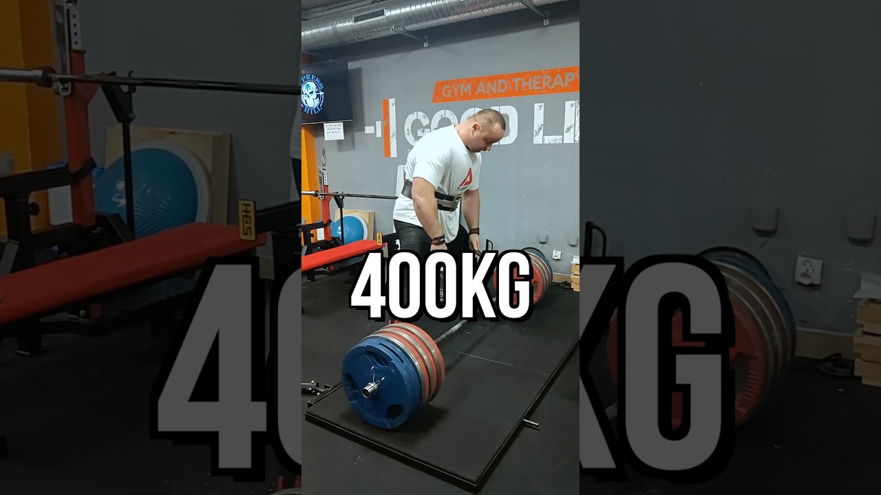400KG Martwy Ciąg - Oskar Zi&oacute;łkowski #sport #strongman #martwyciąg #trojboj #powerlifting #siła