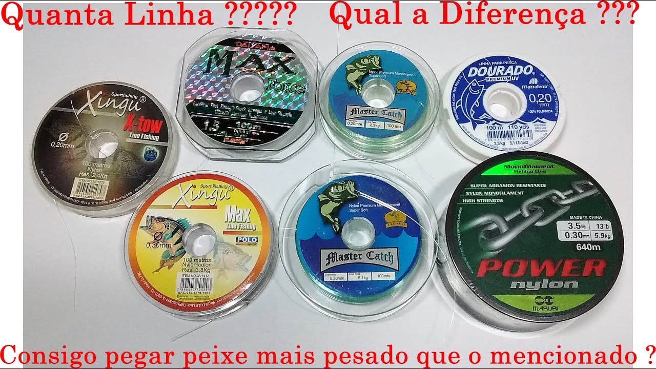 Tirando Duvidas referente as linhas monofilamento nylon ,