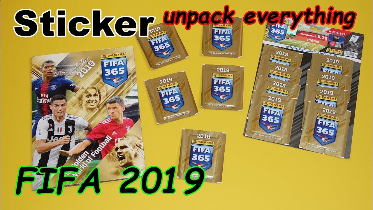 Panini Sticker Album FIFA 365 Multipack Blisterpack Stickerpakete new stickers Lucky Bag
