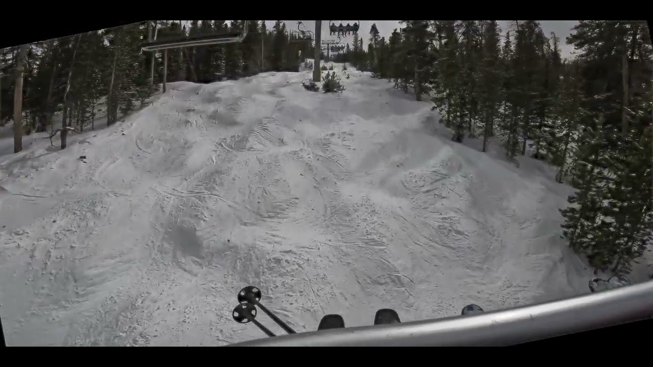 Montezuma Express lift at Keystone, 15 March 2025