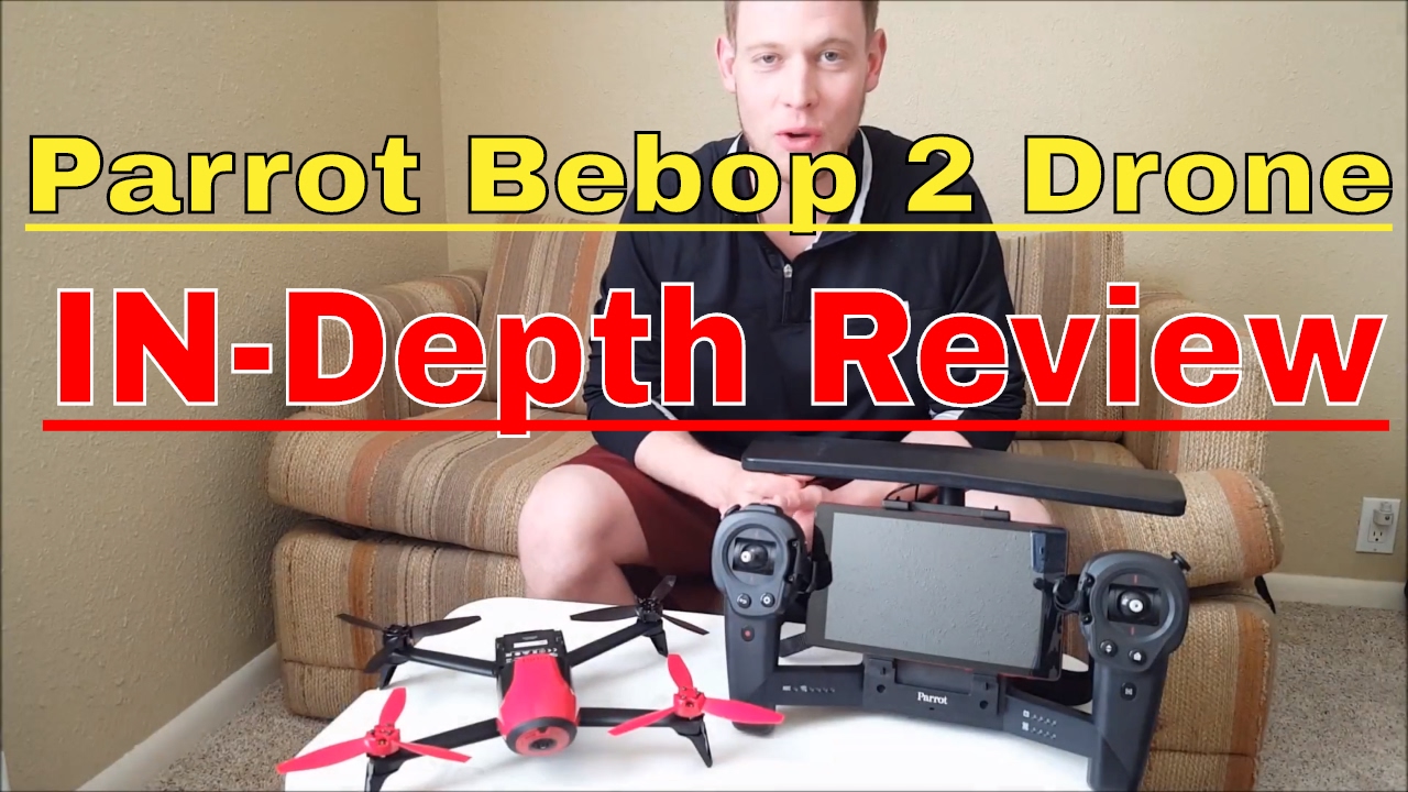 Parrot Bebop 2 Drone - review - flight footage ( 2017 )