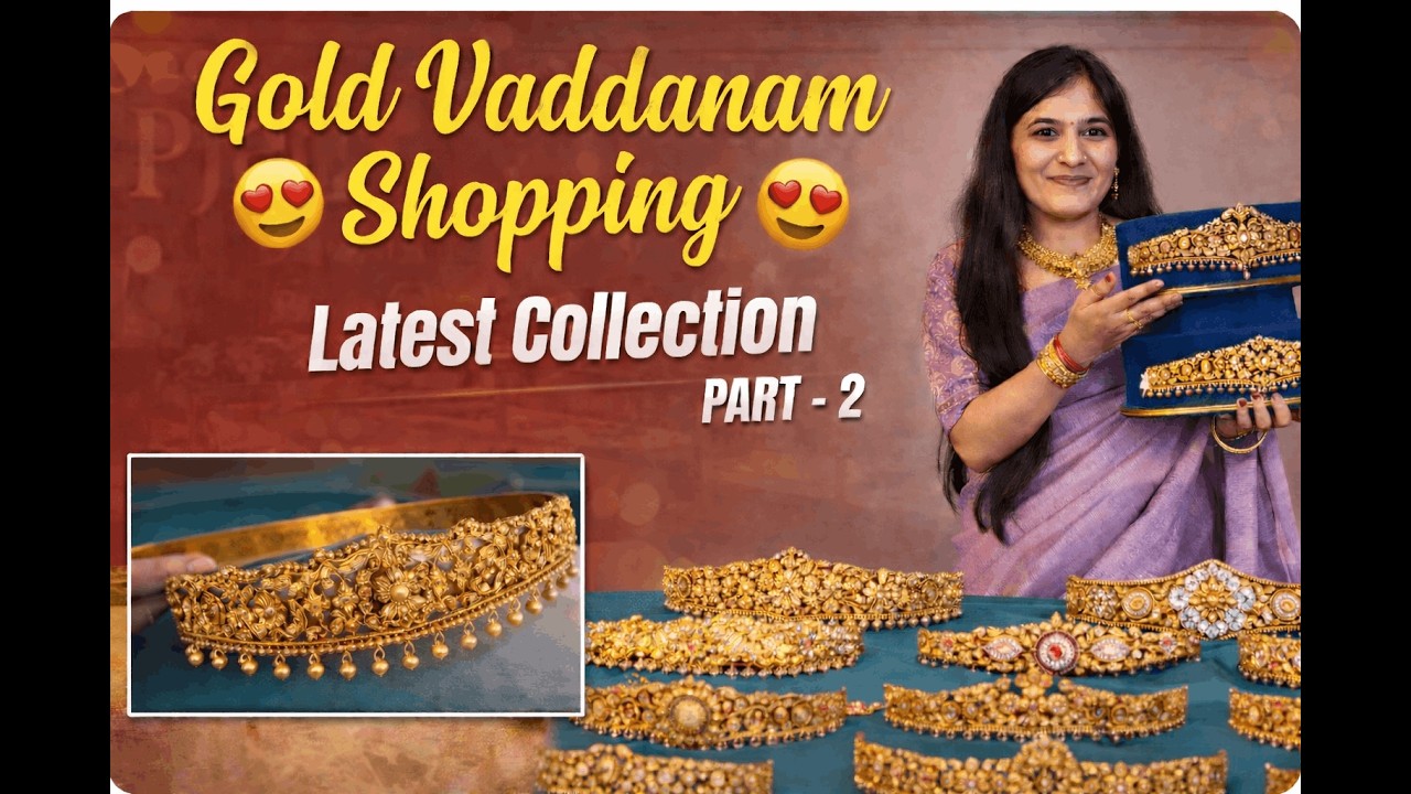 Gold Vaddanam Shopping 🤍 | Latest Bridal Collection | Part 2