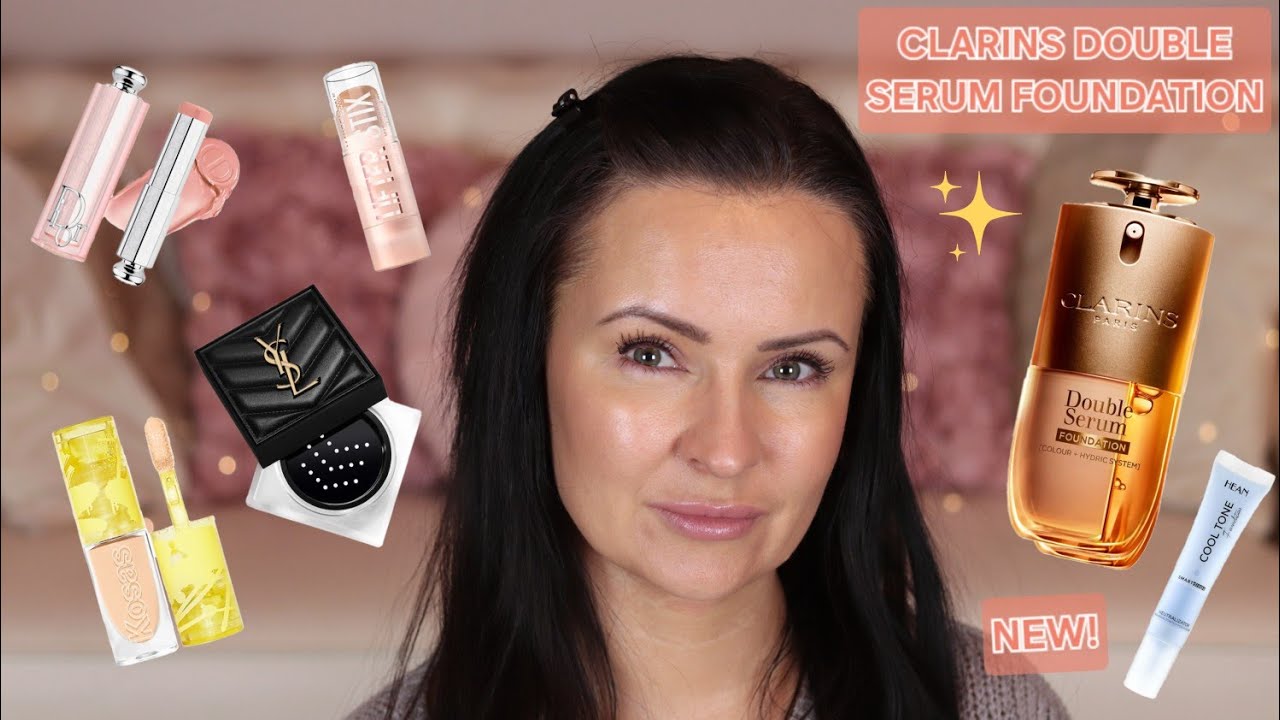 Clarins Double Serum Foundation - Nowość! Hybryda Kultowego Serum i Podkładu