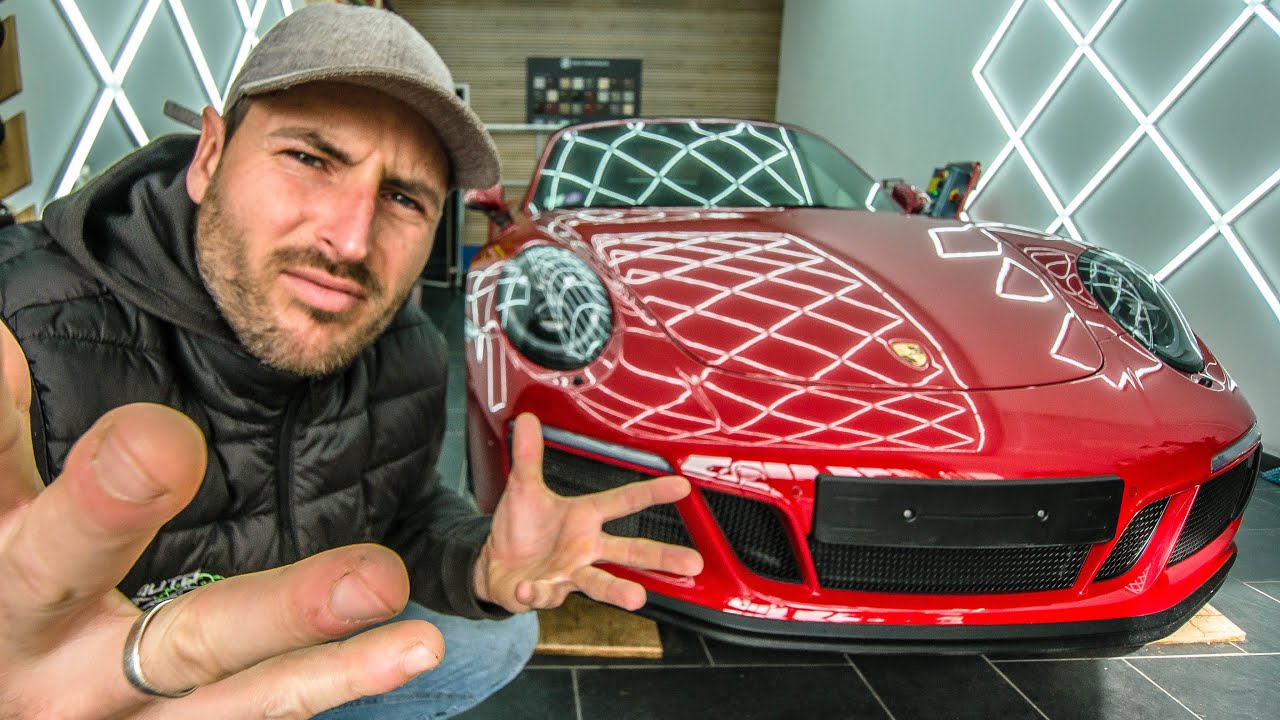 JE POSE UNE CÉRAMIQUE SUR UNE PORSCHE 911 TARGA 4 GTS… Rien ne se passe comme prévu !